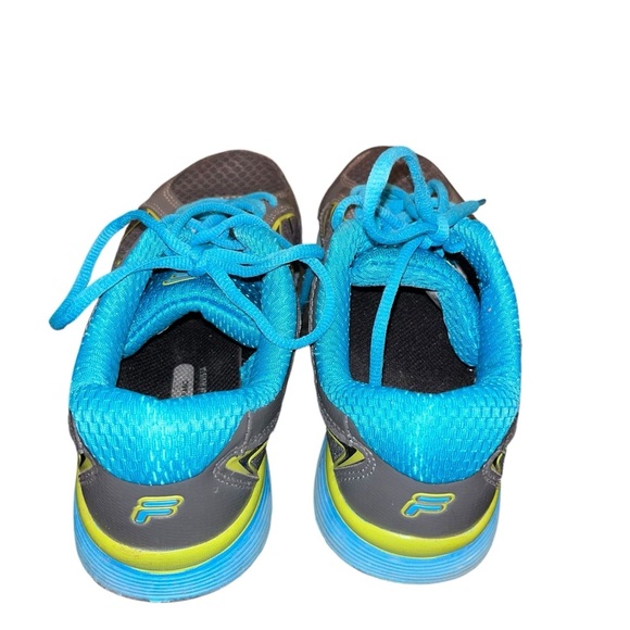 Fila cool Max memory foam sneakers gray green blue like new women’s 7 - Picture 4 of 5